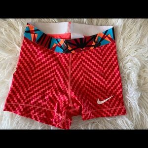 Women’s Nike Pro Multicolored Shorts